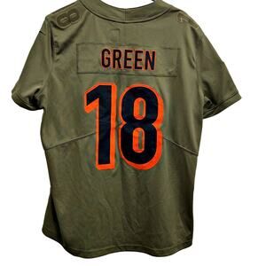 Salute to Service Nike Bengal Tigers AJ Green 18 NFL Jersey Shirt XL Unisex